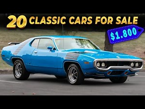 Get Your Hands on These 20 Cheap Classic Cars on Sale