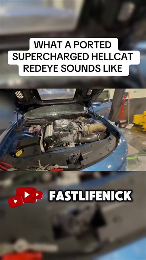 Sound Test of a Ported Supercharged Hellcat Redeye