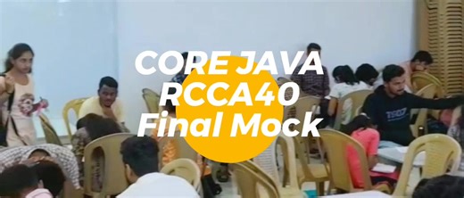 Core Java Final Mock Batch Code : RCCA40 Conducted By : Mr. Pavan R S For More Info Contact 9972655088/9686300600. . . . . . . .#learnsoftwareskills #placementshub #manualtesting #corejavasql #qspidersbasavanagudi #qspidersjspiders #programming #excellentteaching #besttrainers #mockpresentations #onlineclasses #jobopportunity #QSpiders #newbatches #manualproject #besttrainerever #itjobs #studentspower #bestinstitute #placements #offlineclasses #qspidersbatches #learnsof #softwarefollowers #softw