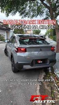 City Fuel Economy of the Citroën Basalt Dark Edition 1.0 Turbo! #shorts