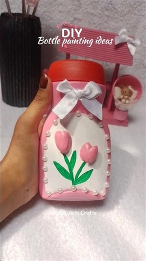 Aesthetic Nescafe Jar Painting Ideas 💫 #shorts #youtubeshorts