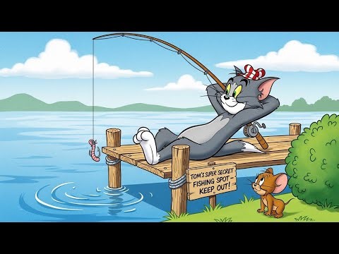 Tom's Fishing Line Fumble#Tom and Jerry