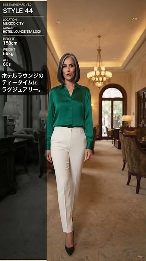 50代60代の都会派お出かけ夏コーデTOP5 | 大人上品なスマートカジュアルルック