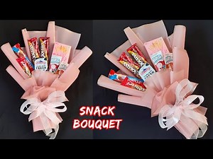 Tutorial SNACK BOUQUET || Buket Mewah || Cara Membuat Buket dengan Mudah