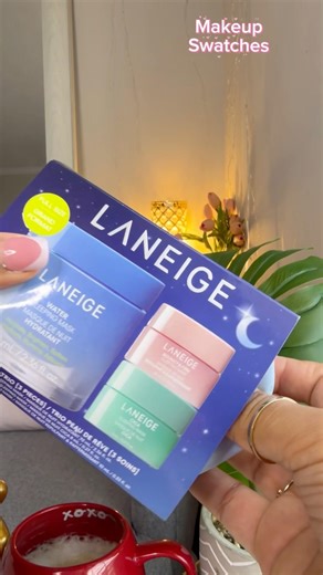 Laneige dream skin trio water sleeping mask unboxing🐽 #skincare #sleepingmask #beauty