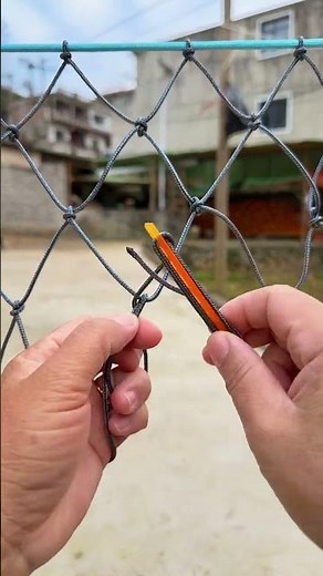 Easy ways to weave fishing nets #knot