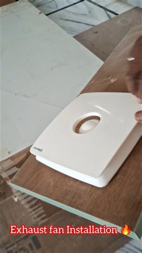 Exhaust fan Installation 🔥#ytshorts #Short #woodworking