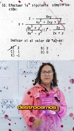 37K views · 1K reactions | CÓMO RESOLVER PROBLEMAS DE ALGEBRA 2.0 ?? ✈ #mateciencias | MATE Ciencias | Facebook