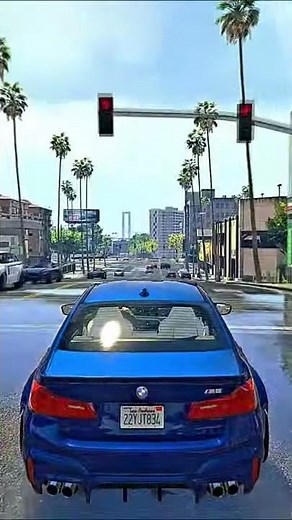 GTA 5 New BMW M5 F90 2021 Great Real Engine Sound HQ Mod [SP & FiveM | Addon] Gameplay PC #short