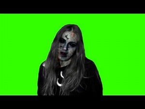 Greenscreen Ghost woman - Asset