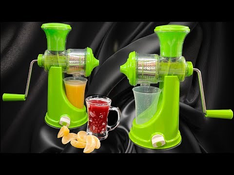 Manual Hand Juicer Review: How to Make Fresh and Healthy Juice at Home