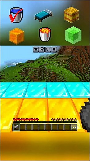 Random Items MLG Challenge 🎮🔥 #minecraft #shorts
