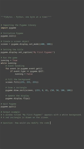 game development with pygame #python #showcase