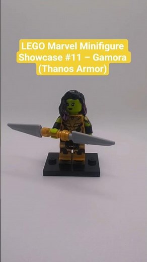 LEGO Marvel Minifigure Showcase #11 – Gamora (Thanos Armor) (CMF Series 1)