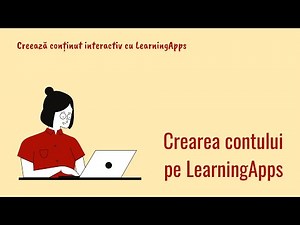 Crearea contului pe LearningApps