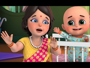 Yes Yes Bedtime Song | Rock a Bye Baby + More 3D Baby Nursery Rhymes and Kids Songs - Jugnu Kids