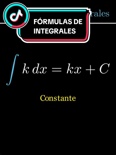 ✅️FORMULAS DE INTEGRALES ✅️Te sabias algunas se ellas? #integrales #formulasdeintegrales #calculo #manin #python