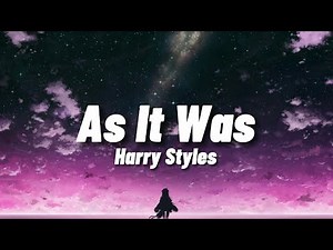 Harry Styles - As It Was | (Lyrics)