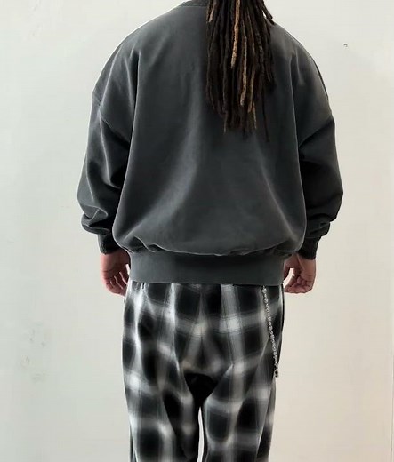 COOTIE / Pigment Dyed Open End Yarn Sweat Crew / 174cm SIZE : S
