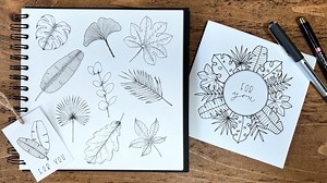 Botanical Drawing for Beginners: How to Draw Simple Tropical Leaves | Sharone Stevens | Skillshare