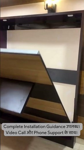 Modern Wall Bed Design | Space Saving Furniture by Ribbonic Hardware ✨ #bedframe #interiordesign