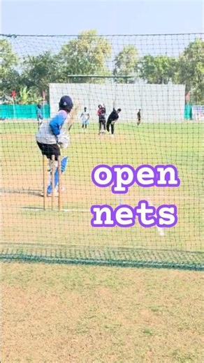 Centre wicket open net #shorts