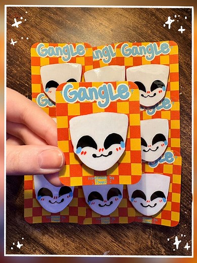 Gangle Clay Pin | the Amazing Digital Circus - Etsy