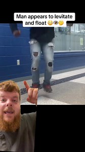 Did he actually levitate? #fly #float #levitate #power #super #strange | itsweirdtime