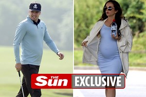 Paedo Adam Johnson rarely leaving girlfriend’s side as she's about to give birth