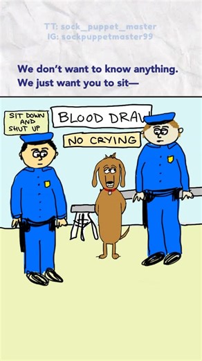 Sock Puppet Master on Instagram: "🟨🟦🟥 YouTube video 👉 How to ruin your chances of becoming a cop (by Code Blue Cam on YouTube)"