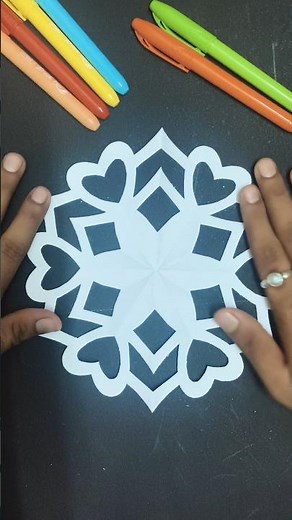 “Only Paper 📜 & Scissors ✂️! Mind ⭐-Blowing 💕 Design 🥰 ✂️” #craft #shortsfeed #shorts #art #tranding