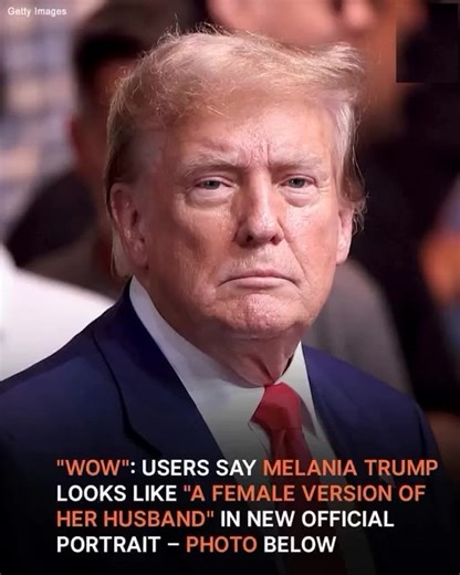24K views · 49 reactions | The First Lady\'s new official PORTRAIT has been released, sparking heated discussion.  \"That LOOK on her face,\" one user commented. The PHOTO of Melania Trump is in the comments.  | Natural World | Facebook
