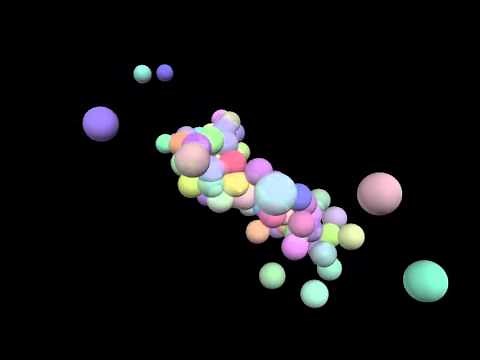Simulation of accretion disk formation