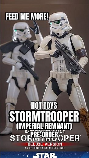 Build Your Own Stormtrooper Today!!! Hot Toys Remnant Stormtrooper Pre-Order #starwars #stormtrooper