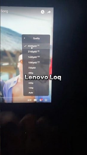 Lenovo LOQ 8K Video Test 🔥 | Display Quality Check #shorts #8KDisplay #lenovoloq