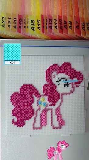 Handmade My Little Pony Pixel Art with Fuse Beads | Pony Fan Art #pixelart