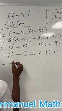 Multiplication of Complex Numbers
