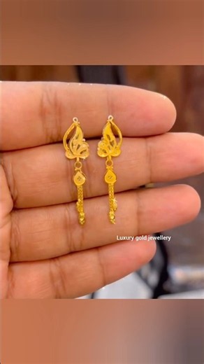 1 gram gold earrings tops designs for daily use #shorts #viralshorts #gold #earrings #topsdesigns