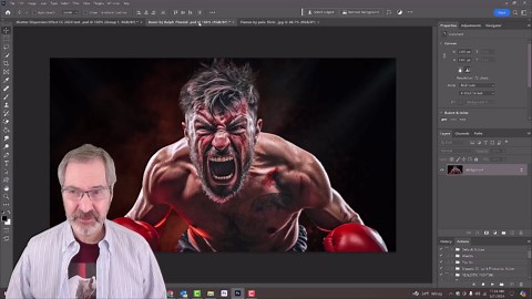 Photoshop: Create a powerful dispersion shatter effect!