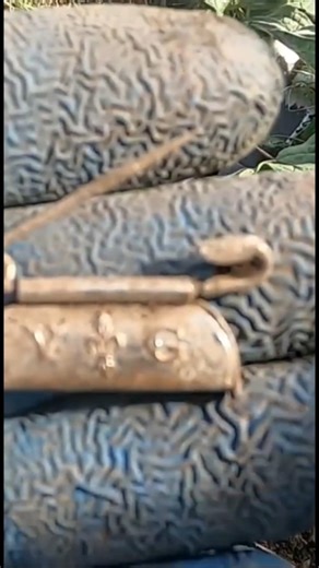 WHAT IS IT? Weird relic found metal detecting an old homestead! #metaldetecting #treasure #relic