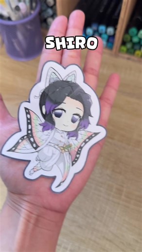 Giyu to Shinobu Color Mixing Art for Demon Slayer Fans