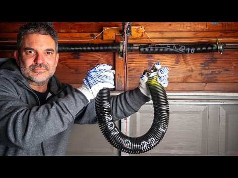How to Replace Garage Door Torsion Springs and Remount the Header Bracket
