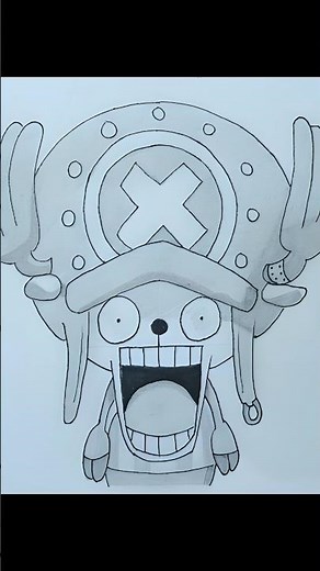 How to draw tony chopper easy step #animedrawing #onepiece