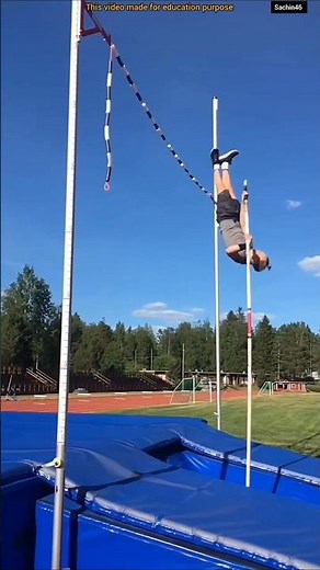 How pole vaulters jump so high #shorts