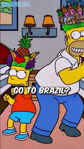 What Happens When The Simpsons Go To Brazil? #thesimpsons