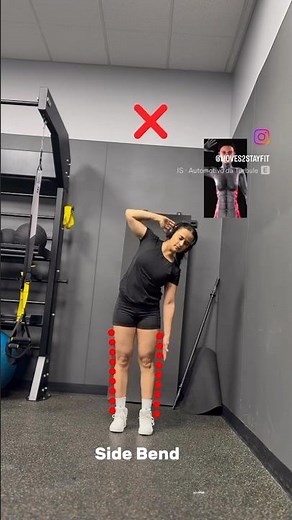 How to do side bends?? Fix your form ❌✅ #sidebend #sidebellyfat #bellyfatloss #bellyfat