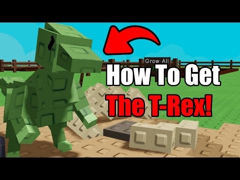How To get The New T-REX PET In Grow A Garden! 🦖