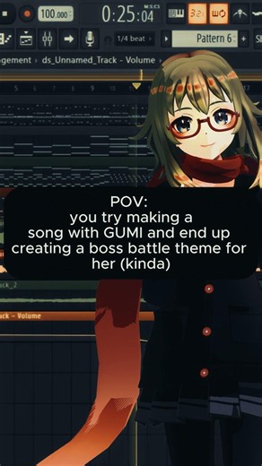 GUMI gets a boss battle theme? Vocaloid demo