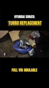 Hyundai Sonata Turbo Replacement #hyundaisonata #kiaoptima #turbo