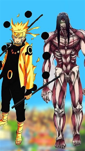 Naruto 🆚 eren yeager || #naruto #vs #eren #comparison